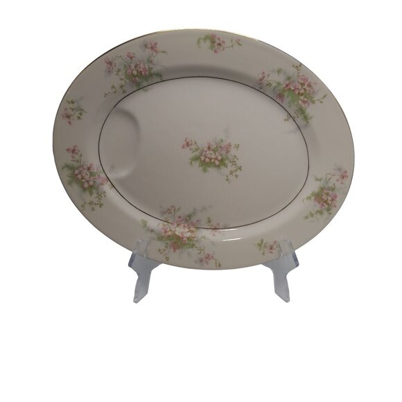 Theodore Haviland New York APPLE BLOSSOM 14" x 11"  Platter - Picture 1 of 13